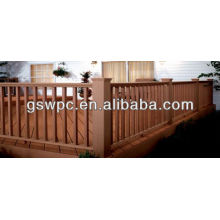 Hot! high density weatherproof wpc fence wood railing